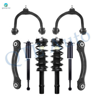 Set of 8 Front Upper Control Arm Ball Joint-Quick Complete Strut-Coil Spring Assembly-Rear Upper Forward Control Arm-Complete Shock Absorber Kit For 2012-2016 Chrysler 300