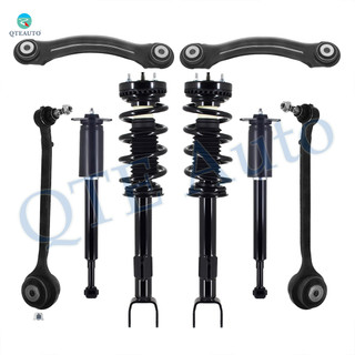 Set of 8 Front Lower Forward Control Arm Ball Joint-Quick Complete Strut-Coil Spring Assembly-Rear Upper Forward Control Arm-Complete Shock Absorber Kit For 2011-2023 Chrysler 300