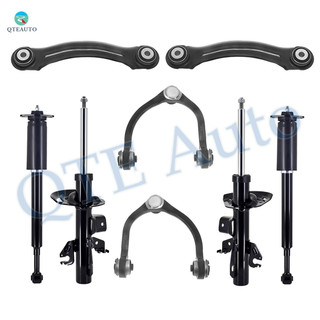 Set of 8 Front Upper Control Arm Ball Joint-Suspension Strut Assembly-Rear Upper Forward Control Arm-Complete Shock Absorber Kit For 2016 Chrysler 300