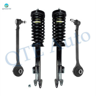 Set of 4 Front Lower Forward Control Arm Ball Joint-Quick Complete Strut-Coil Spring Assembly For 2007-2010 Dodge Charger