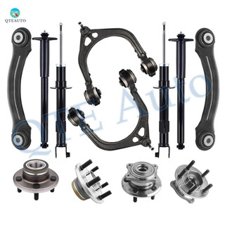 Set of 12 Front Upper Control Arm Ball Joint-Rear Upper Forward Control Arm-Wheel Hub Bearing-Suspension Strut Assembly-Complete Shock Absorber Kit For 2005-2008 Dodge Magnum RWD