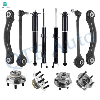 Set of 12 Front Lower Forward Control Arm Ball Joint-Rear Upper Forward Control Arm-Wheel Hub Bearing-Suspension Strut Assembly-Shock Absorber For 2005-2009 Chrysler 300 RWD