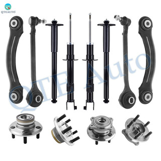 Set of 12 Front Lower Forward Control Arm Ball Joint-Rear Upper Forward Control Arm-Wheel Hub Bearing-Suspension Strut-Complete Shock Absorber Kit For 2006-2009 Dodge Charger