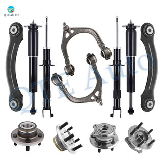 Set of 12 Front Upper Control Arm Ball Joint-Rear Upper Forward Control Arm-Wheel Hub Bearing-Suspension Strut-Shock Absorber For 2005-2008 Chrysler 300 w/ Self Leveling Suspension