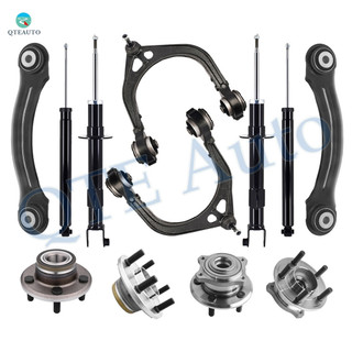 Set of 12 Front Upper Control Arm Ball Joint-Rear Upper Forward Control Arm-Wheel Hub Bearing Assembly-Suspension Strut Assembly-Shock Absorber For 2005-2009 Chrysler 300