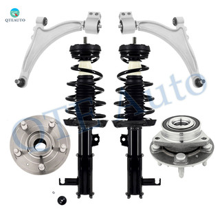 Set of 6 Front Lower Control Arm Ball Joint-Wheel Hub Bearing Assembly-Quick Complete Strut-Coil Spring Assembly For 2011-2017 Buick Regal