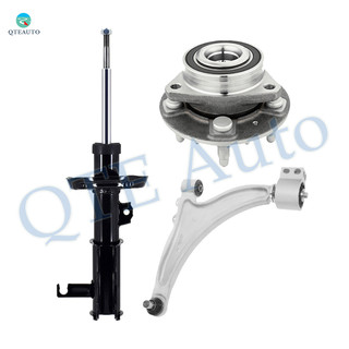 Set of 3 Front Left Lower Control Arm Ball Joint-Wheel Hub Bearing Assembly-Suspension Strut Assembly For 2011-2017 Buick Regal