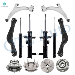 Set of 12 Front Lower Control Arm Ball Joint-Wheel Hub Bearing-Suspension Strut Assembly-Rear Upper Control Arm-Wheel Hub Bearing-Shock Absorber For 2013-2017 Buick Regal
