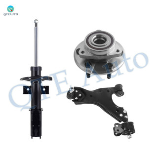 Set of 3 Front Right Lower Control Arm Ball Joint-Wheel Hub Bearing Assembly-Suspension Strut Assembly For 2008-2012 Buick Enclave