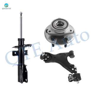 Set of 3 Front Right Lower Control Arm Ball Joint-Wheel Hub Bearing Assembly-Suspension Strut Assembly For 2013-2017 Buick Enclave