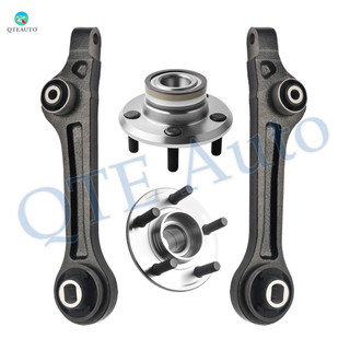 Set of 4 Front Lower Rearward Control Arm-Wheel Hub Bearing Assembly For 2011-2014 Dodge Challenger