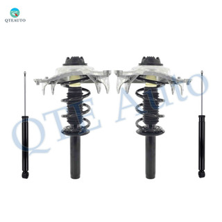 Set of 4 Front Quick Complete Strut-Coil Spring-Rear Shock For 2009-2012 Audi A4