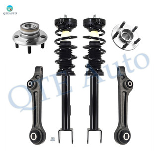 Set of 6 Front Lower Rearward Control Arm-Wheel Hub Bearing Assembly-Quick Complete Strut-Coil Spring Assembly For 2011-2014 Dodge Challenger