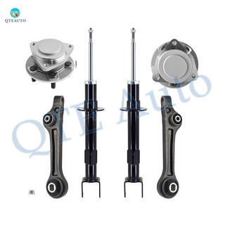 Set of 6 Front Lower Rearward Control Arm-Wheel Hub Bearing Assembly-Suspension Strut Assembly For 2015-2023 Dodge Charger