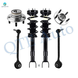 Set of 6 Front Lower Forward Control Arm Ball Joint-Wheel Hub Bearing Assembly-Quick Complete Strut-Coil Spring Assembly For 2012 Chrysler 300