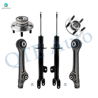 Set of 6 Front Lower Rearward Control Arm-Wheel Hub Bearing Assembly-Suspension Strut Assembly For 2011 Dodge Challenger