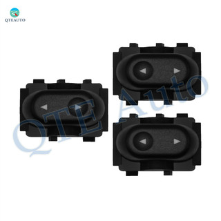 Set of 3 Front-Rear Power Window Switch Replacement For 2006-2008 Lincoln Mark LT 1 Button
