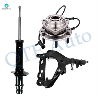 Set of 3 Front Right Lower Control Arm Ball Joint-Wheel Hub Bearing Assembly-Suspension Strut Assembly For 2004-2007 Isuzu Ascender