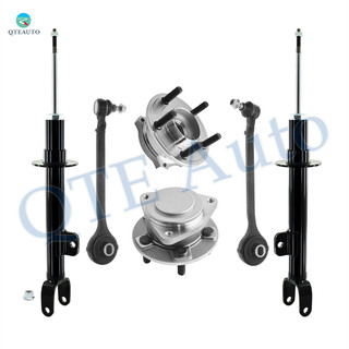 Set of 6 Front Lower Forward Control Arm Ball Joint-Wheel Hub Bearing Assembly-Suspension Strut Assembly For 2015-2018 Dodge Charger