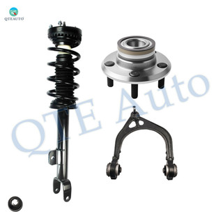 Set of 3 Front Right Upper Control Arm Ball Joint-Wheel Hub Bearing Assembly-Quick Complete Strut-Coil Spring Assembly For 2011 Dodge Challenger