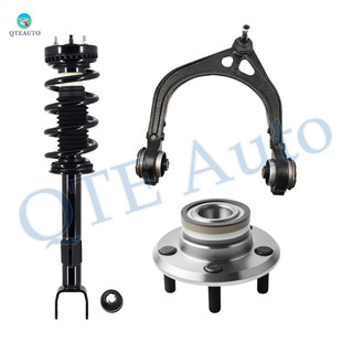 Set of 3 Front Right Upper Control Arm Ball Joint-Wheel Hub Bearing Assembly-Quick Complete Strut-Coil Spring Assembly For 2011 Dodge Challenger
