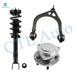 Set of 3 Front Right Upper Control Arm Ball Joint-Wheel Hub Bearing Assembly-Quick Complete Strut-Coil Spring Assembly For 2012-2020 Chrysler 300