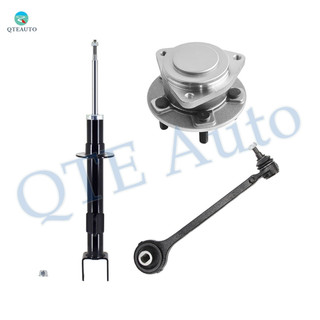 Set of 3 Front Left Lower Forward Control Arm Ball Joint-Wheel Hub Bearing Assembly-Suspension Strut Assembly For 2015-2023 Dodge Charger