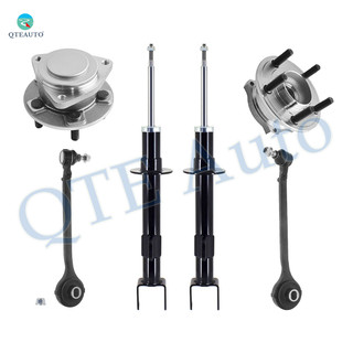 Set of 6 Front Lower Forward Control Arm Ball Joint-Wheel Hub Bearing Assembly-Suspension Strut Assembly For 2015-2023 Dodge Charger