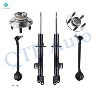Set of 6 Front Lower Forward Control Arm Ball Joint-Wheel Hub Bearing Assembly-Suspension Strut Assembly Replacement For 2011 2012 Chrysler 300