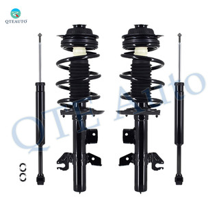Set of 4 Front Quick Complete Strut-Coil Spring Assembly-Rear Shock Absorber For 2019-2021 Jeep Cherokee FWD