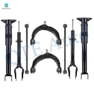 Set of 8 Front Upper Control Arm Ball Joint-Suspension Strut Assembly-Rear Lower Rearward Control Arm-Complete Shock Absorber Kit Replacement For 2011-2015 Jeep Grand Cherokee