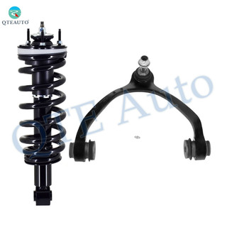 Front Left Upper Control Arm Ball Joint-Quick Complete Strut-Coil Spring Assembly Replacement For 2003-2011 Ford Crown Victoria Police Interceptor