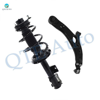 Front Left Lower Control Arm Ball Joint-Quick Complete Strut-Coil Spring Assembly Replacement For 2012-2015 KIA Optima FWD