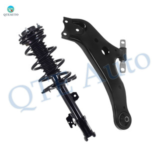Front Left Lower Control Arm Ball Joint-Quick Complete Strut-Coil Spring Assembly Replacement For 2014-2019 Toyota Highlander