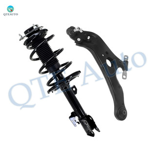 Front Left Lower Control Arm Ball Joint-Quick Complete Strut-Coil Spring Assembly For 2011-2014 Toyota Sienna AWD