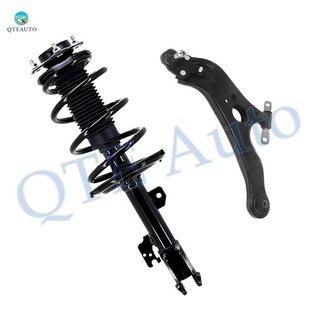 Front Left Lower Control Arm Ball Joint-Quick Complete Strut-Coil Spring Assembly For 2015-2020 Toyota Sienna SE, SE Premium