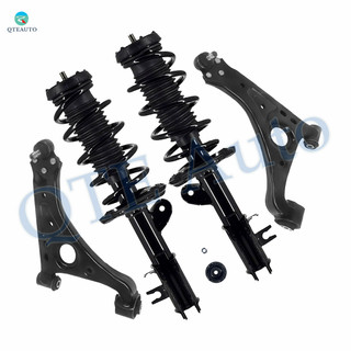 Set of 4 Front Lower Control Arm Ball Joint-Quick Complete Strut-Coil Spring Assembly For 2013-2020 Buick Encore FWD