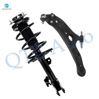 Front Left Lower Control Arm Ball Joint-Quick Complete Strut-Coil Spring Assembly For 2015-2020 Toyota Sienna AWD