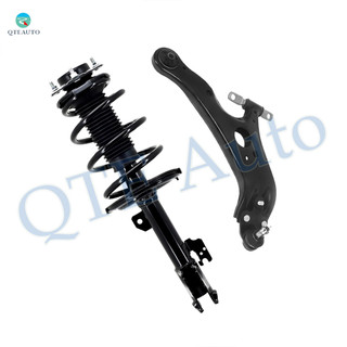 Front Right Lower Control Arm Ball Joint-Quick Complete Strut-Coil Spring Assembly For 2015-2020 Toyota Sienna AWD