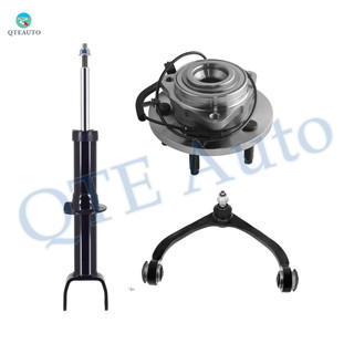 Set of 3 Front Upper Control Arm Ball Joint-Wheel Hub Bearing Assembly-Suspension Strut Assembly For 2006-2008 Mitsubishi Raider