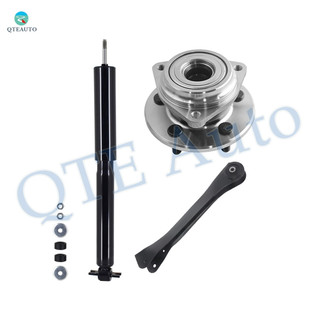 Set of 3 Front Upper Control Arm-Wheel Hub Bearing Assembly-Shock Absorber For 1993-1998 Jeep Grand Cherokee