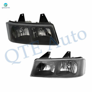 Headlights Assembly for 2003-2014 Chevrolet Express 1500 With bulb Halogen Headlight Assembly Pair Faros Delanteros