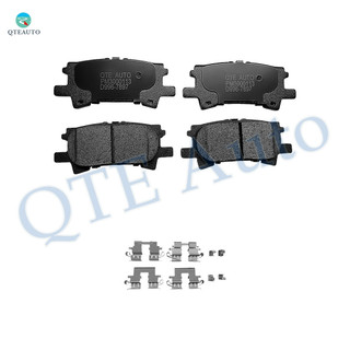 Rear Brake Pads Fit For 2004-2006 Lexus RX330, 2007-2009 Lexus RX350, 2006-2008 Lexus RX400H, 2004-2007 Toyota Highlander, Set of 4 Ceramic Brake Pads