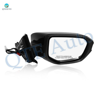 Right Passenger Side Mirror, Power Non-Heated Paintable Manual Folding View Mirror For 2016-2021 Honda Civic