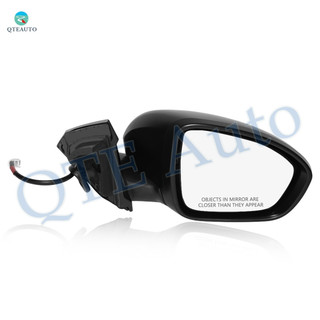 Right Passenger Side Mirror, Power Non-Heated Paintable Manual Folding View Mirror For 2019-2023 Nissan Altima