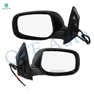 Driver & Passenger Side Mirrors, Left-Right Power Non-Heated Paintable Manual Folding View Mirror For 2009-2013 Toyota Corolla, Door Mirror Pair of 2