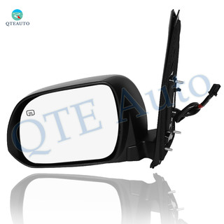 Left Driver Side Mirror, Power Heated Paintable Manual Folding View Mirror For 2011 2012 Toyota Sienna