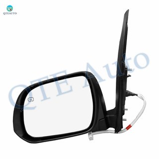 Left Driver Side Mirror, Power Heated Paintable Manual Folding View Mirror For 2013-2017 Toyota Sienna
