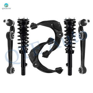 Set of 6 Front Upper-Lower Forward Control Arm Ball Joint-Quick Complete Strut-Coil Spring Assembly For 2006 2007 Ford Fusion