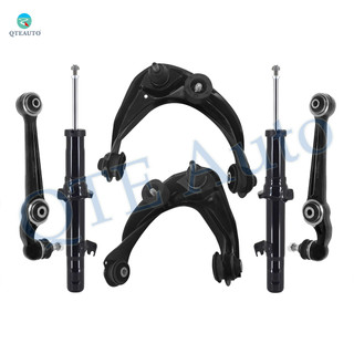 Set of 6 Front Upper-Lower Forward Control Arm Ball Joint-Suspension Strut Assembly For 2006 Lincoln Zephyr